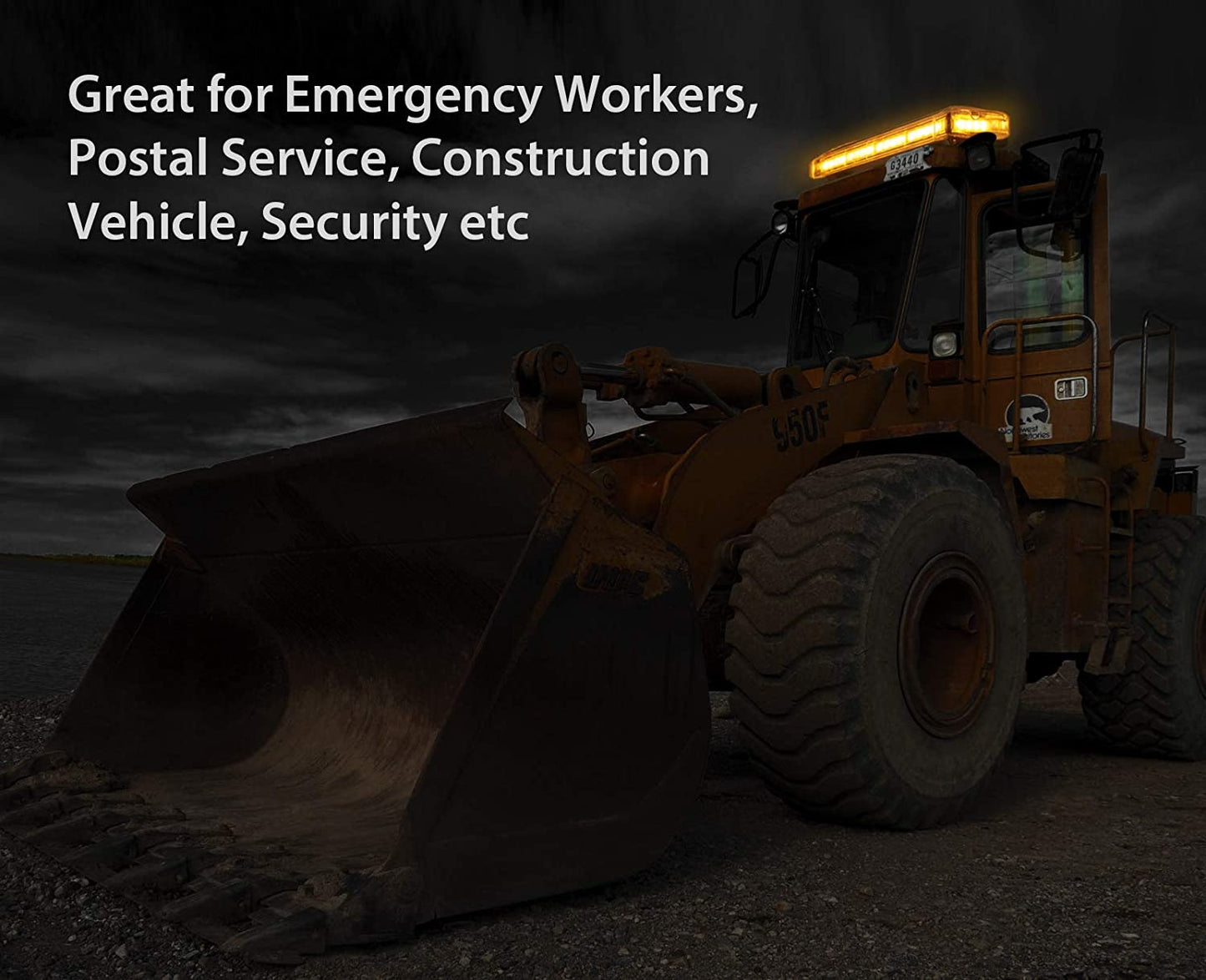 22 INCH 40LED AMBER LED EMERGENCY BEACON LIGHT BAR