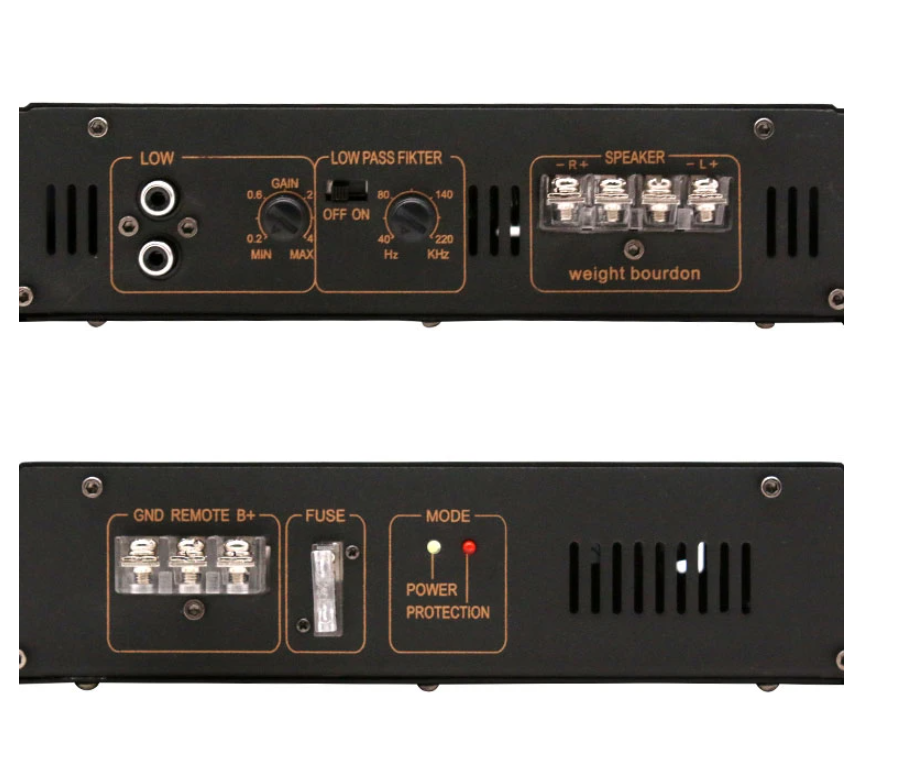 Two-Way Car Audio Amplifier