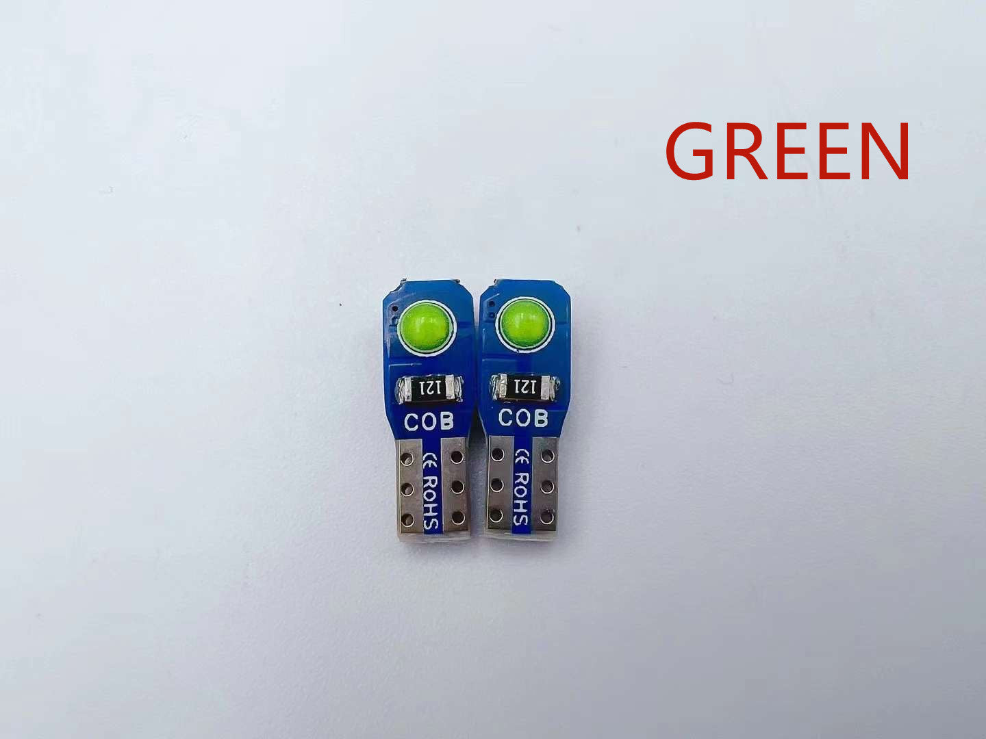 12V T5 Car Wedge COB  light bulb -7 Colors