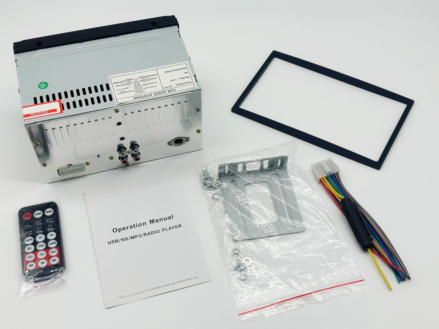 Double DIN Car Stereo Receiver  Bluetooth  Music Streaming FM Radio | USB Playback & Charging | Not a CD player