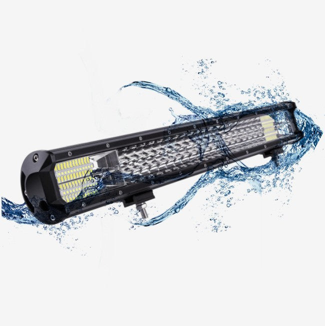 324W Triple Row Spot Flood Beam Light Bar Driving LED Work Lights