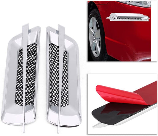 1 Pair  Universal Car Side Air Flow Vent Fender Cover