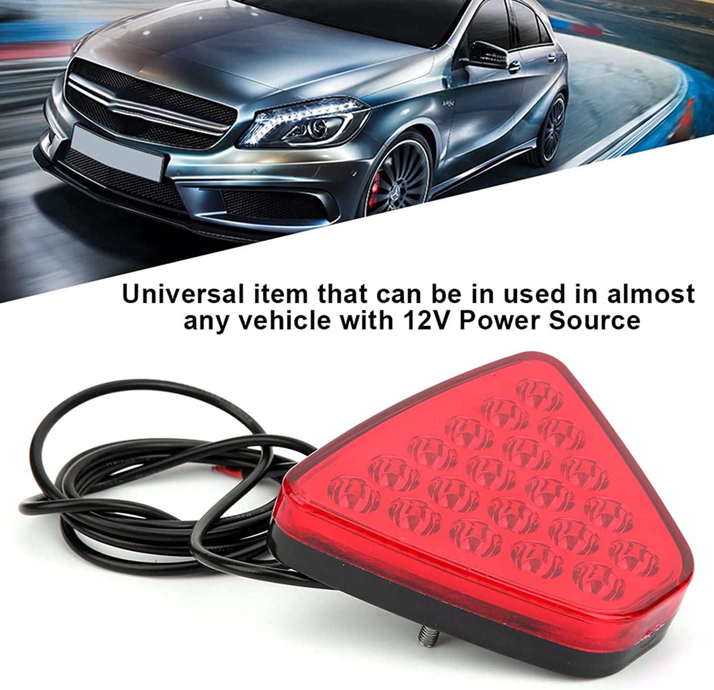 12V Auto 20 LEDs Brake Light  Lamp Reverse Warning Lamp Flash Strobe Taillight