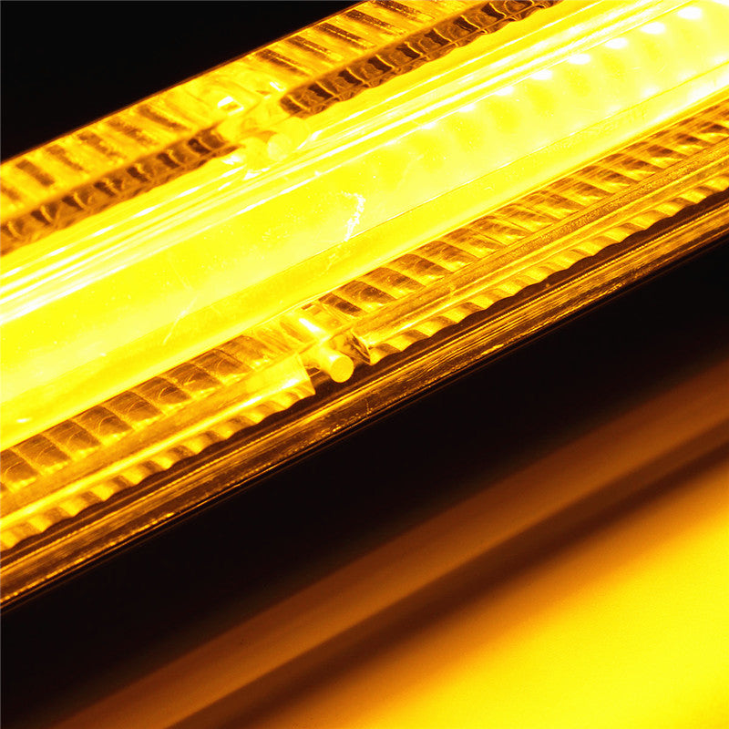 2Pcs 12V 36W Car COB LED Strobe Light Emergency Warning Flashing Light