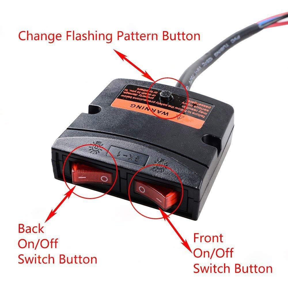 30"Inch 56 LED Amber LED  Emergency Strobe Light Warning Flashing LightBar