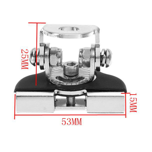 2pcs Universal Work Lights Bar Bracket Fixed Clip Hood Mounted Lamp Holder