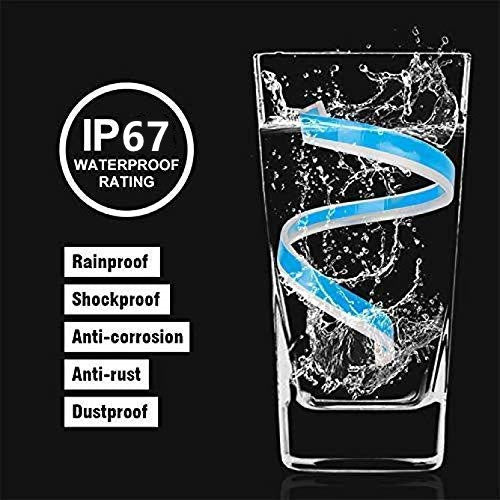 2PCS 12V 45CM  Flexible DRL Lights + Yellow Indicator with Turn Sequential Flow