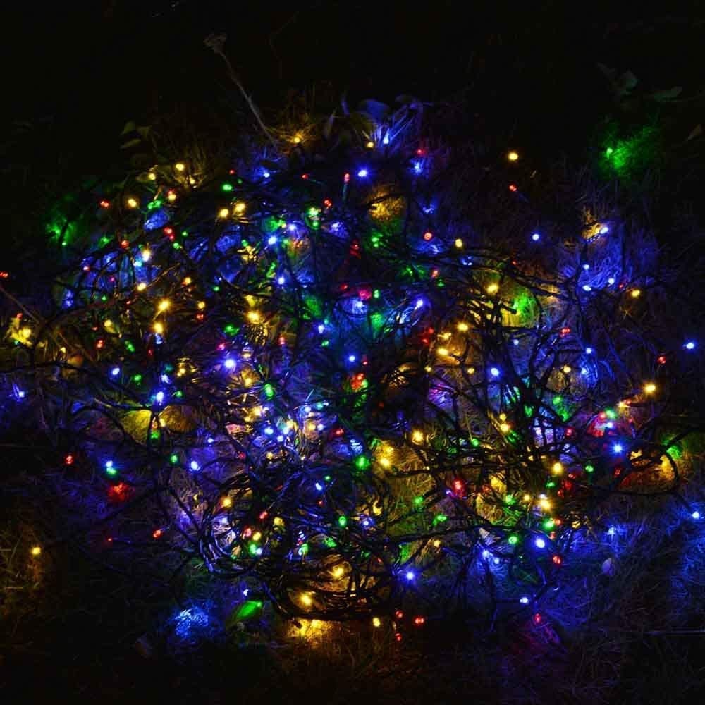 22M 200 Leds Solar Bean String Lights 8 Modes LED Fairy Light for outdoor Decoration