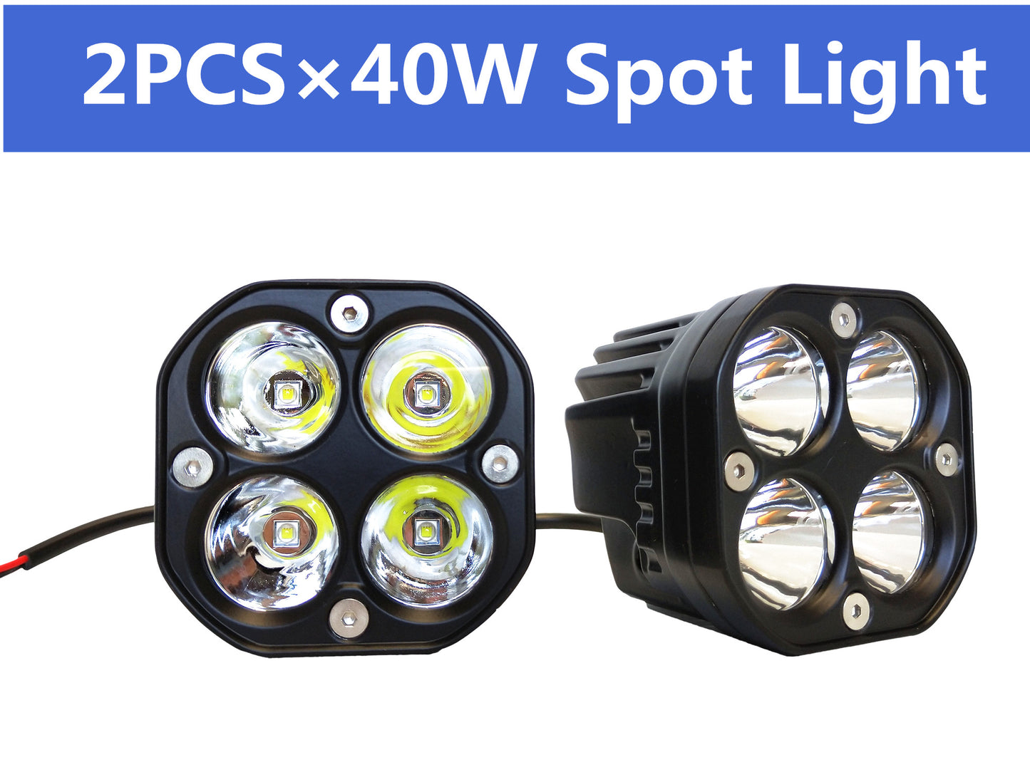 3Inch 40w Led Pods Light Spot Light Off Road