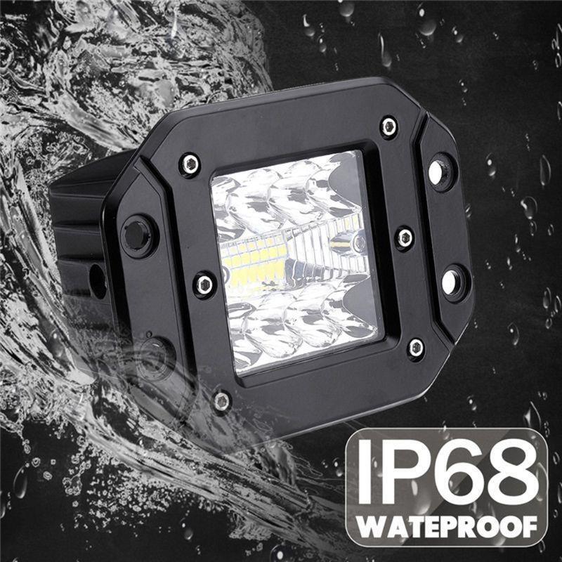 2PCS 5Inch 12V-24V 48W LED Work LIght Waterproof Off Road Car Light Bar LED Lights