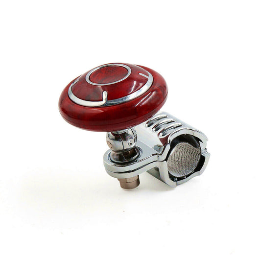 Brown Folding Steering Wheel Knob Power Handle Grip Ball for Auto Car