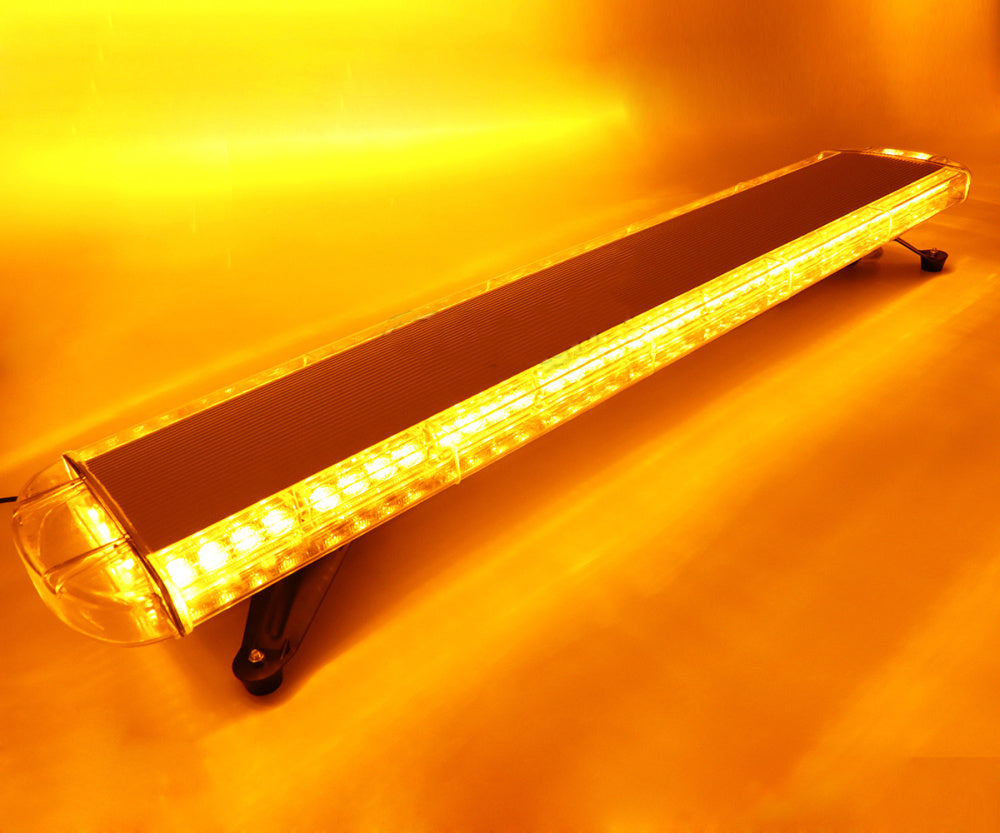 38"  72 LED Car Amber LED Emergency Strobe Light Warning Flashing Light Bar