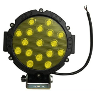 2PCS 7 inch 51W Offroad Car Spot Beam Led work Driving Light-BLACK SHELL