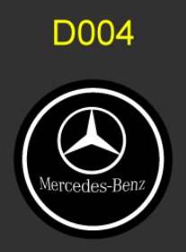 2x Logo Ghost Shadow Projector Courtesy Laser LED Light for Benz