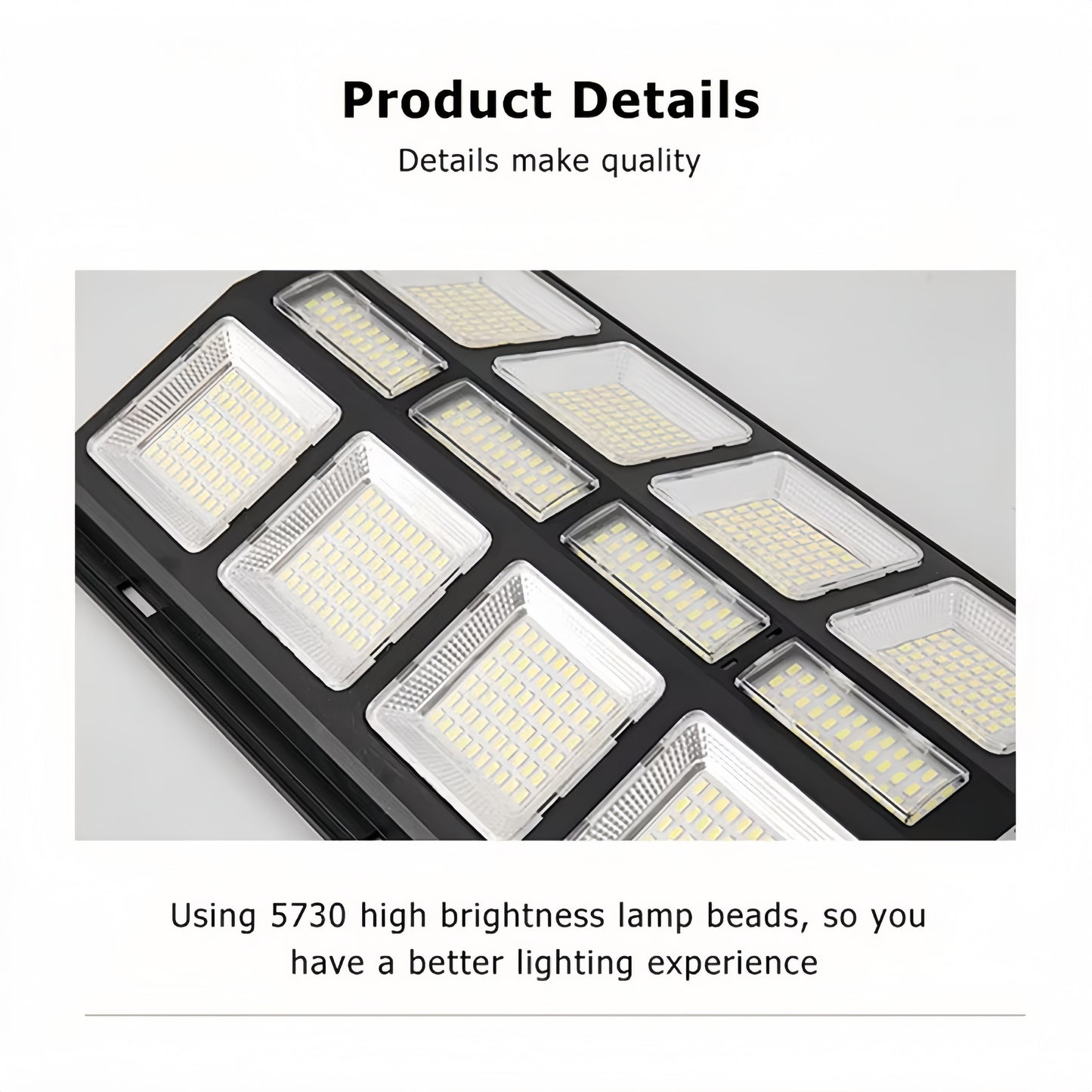 High Brightness Solar LED Flood Light – IP67 Waterproof All-in-One Solar Street & Garden Light