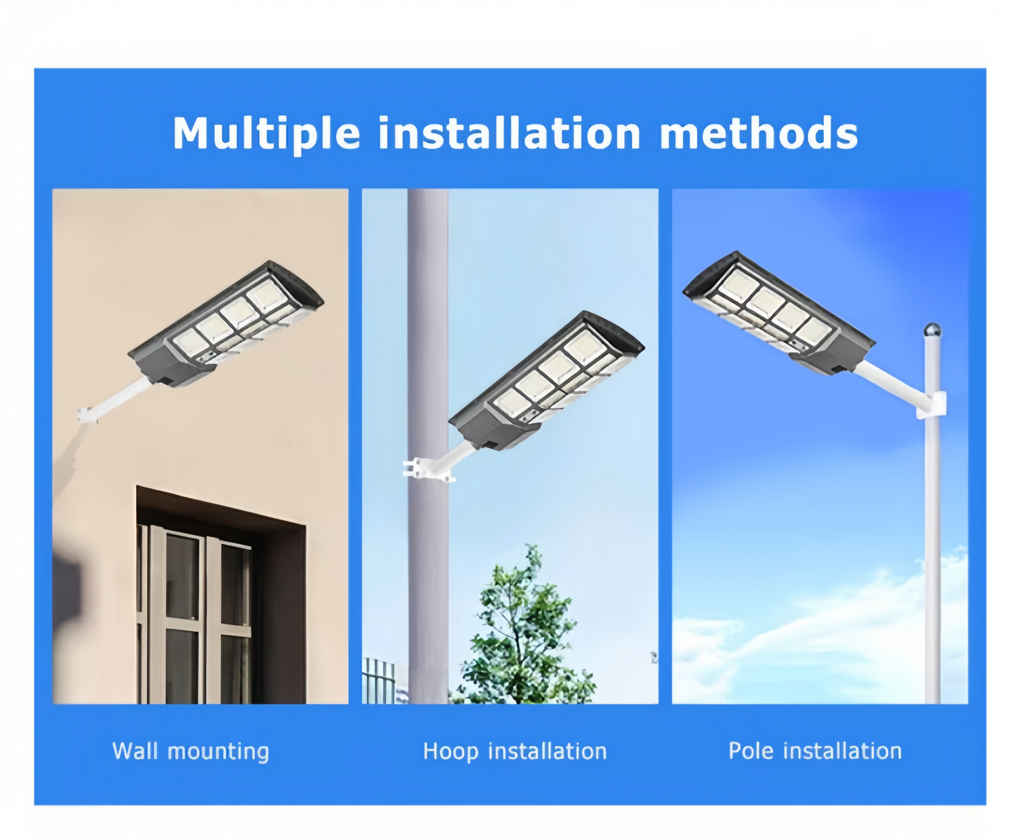 High Brightness Solar LED Flood Light – IP67 Waterproof All-in-One Solar Street & Garden Light