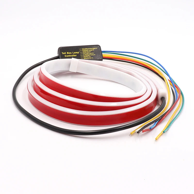 120cm Waterproof LED Tailgate Light Strip – 12V Brake, Turn & Reverse Signals