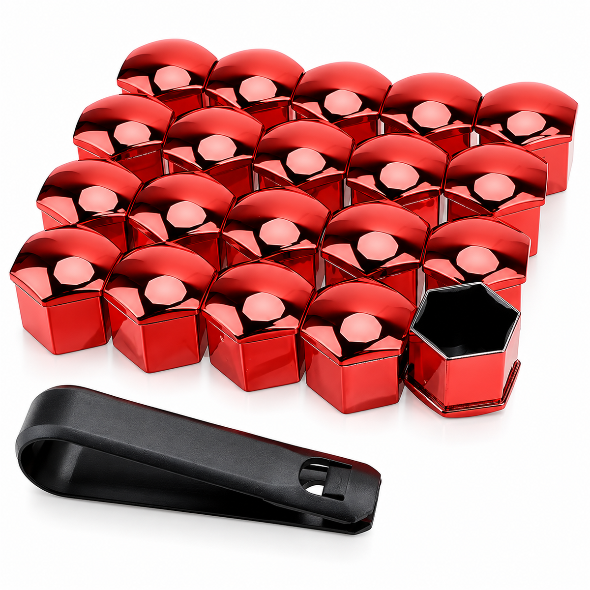 20PCS Car Wheel Nut Caps – Anti-Rust Bolt Covers 19/21mm