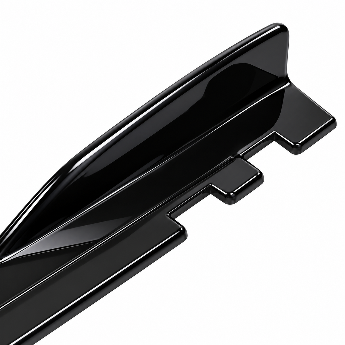 Universal Gloss Black Side Skirt Blades