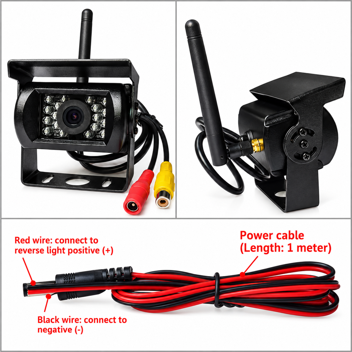 5-Inch Wireless Monitor & Rear View Camera System