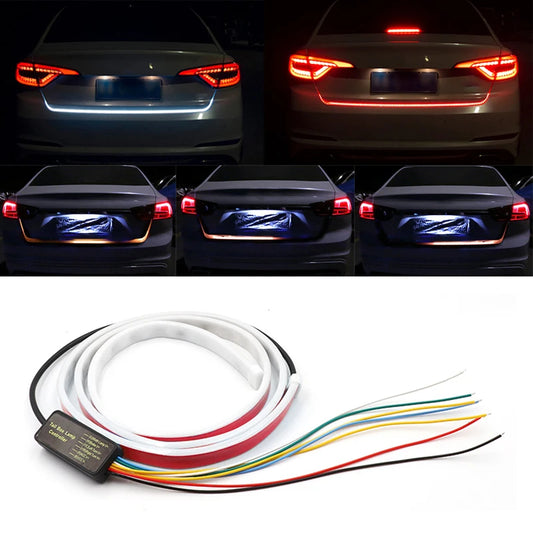 120cm Waterproof LED Tailgate Light Strip – 12V Brake, Turn & Reverse Signals