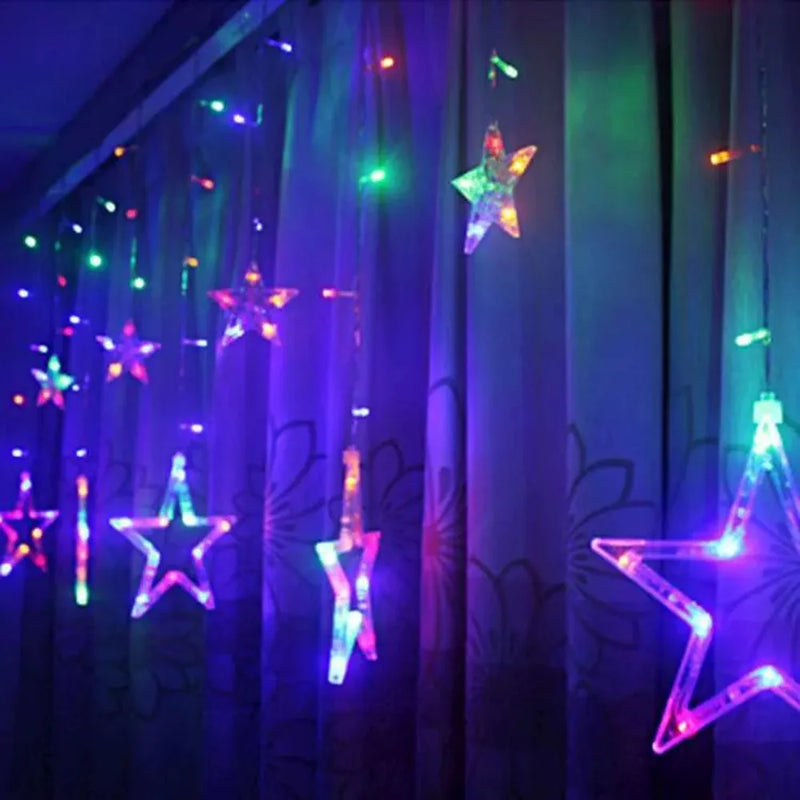 AC Powered Window Curtain String Light For Indoor Decoration