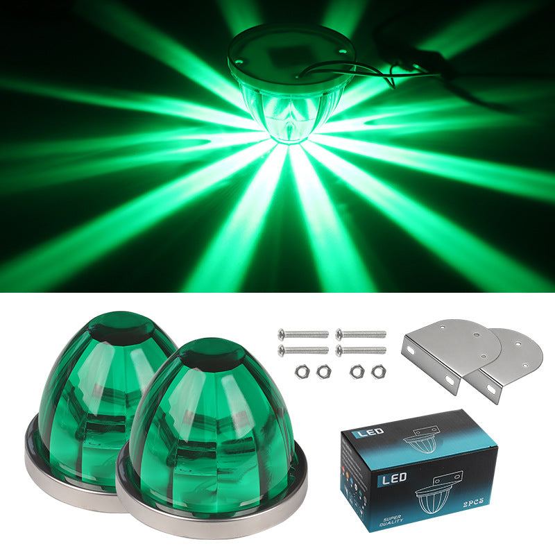 12V/24V Waterproof LED Side Marker Light – Vehicle Turn Signal & Warning Light
