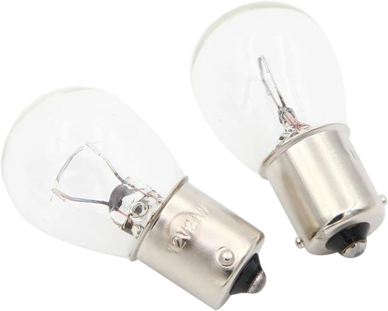 2PCS Halogen 12V 21W BA15S 1156 4300K Light Bulbs