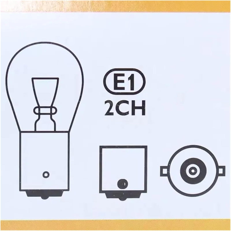 2PCS Halogen 12V 21W BA15S 1156 4300K Light Bulbs