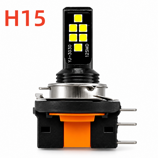 2PCS 12V 1400 Lumens Car H15 LED Fog Light -6000K WHITE
