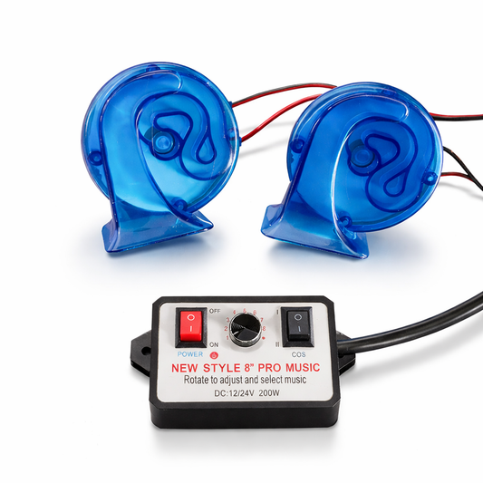 2PCS 16 horn sounds LED colorful Horn  DC 12V/24V for Car, Motorcycle