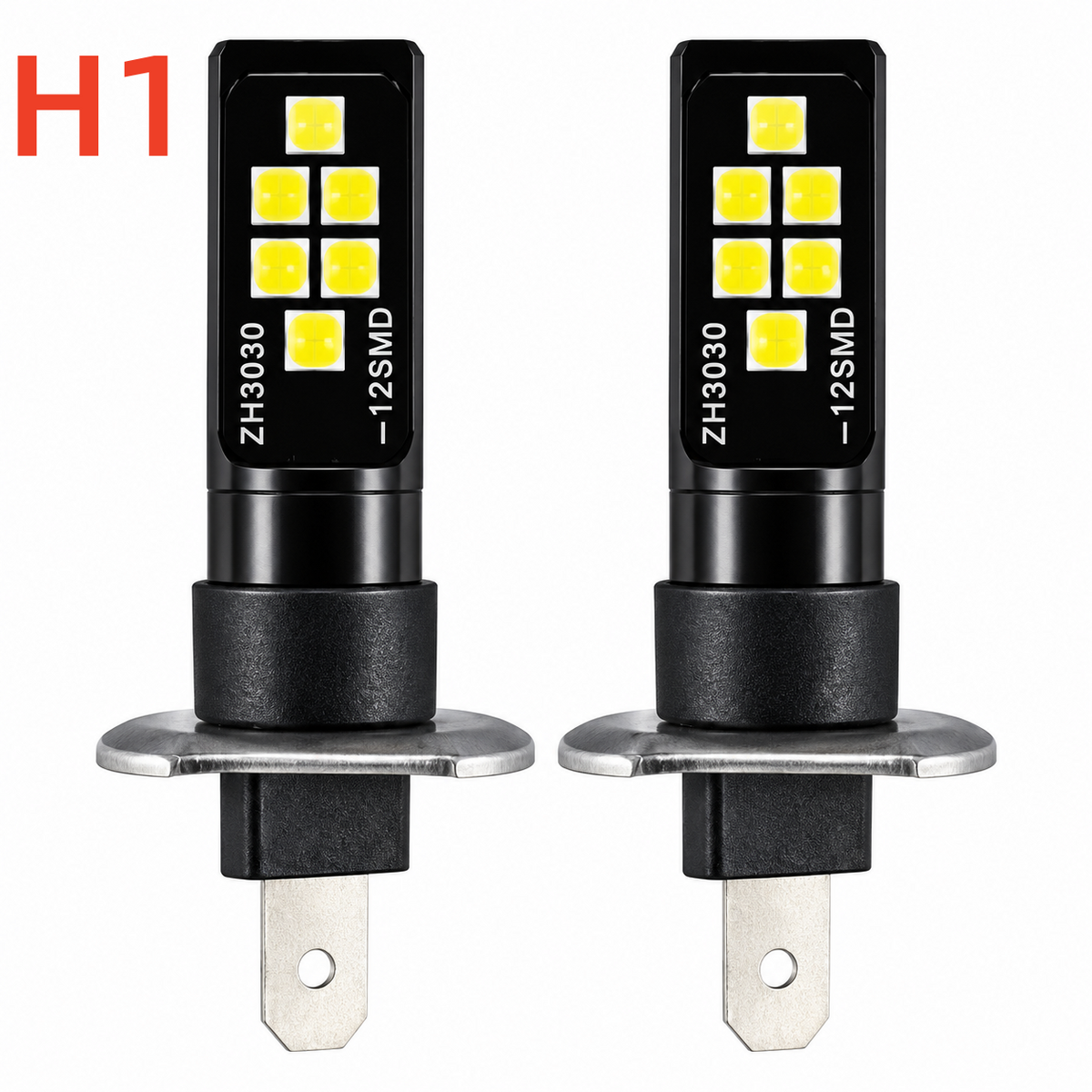 2PCS 12V 1400 Lumens Car H1 LED Fog Light