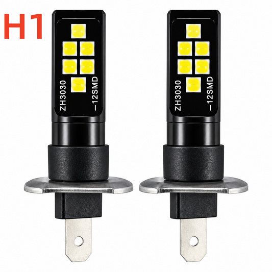 2PCS 12V 1400 Lumens Car H1 LED Fog Light