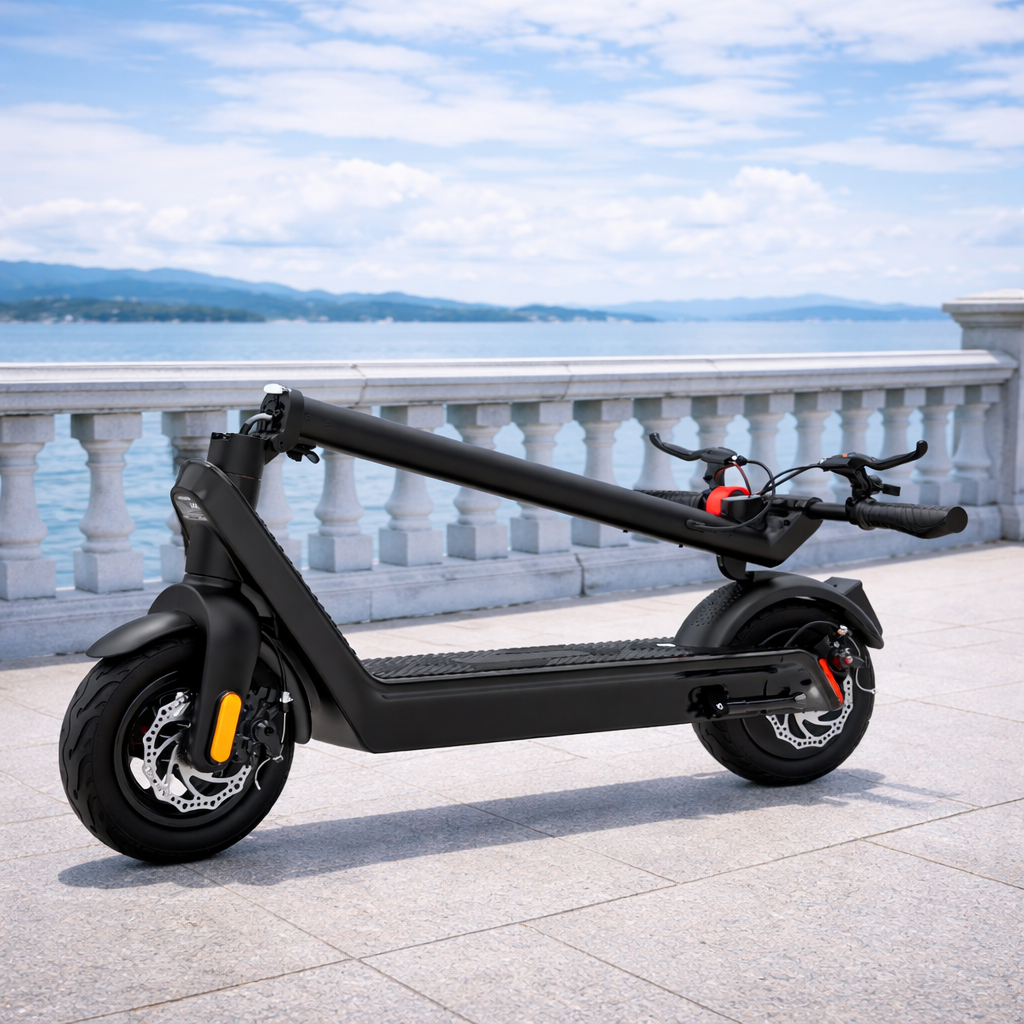 X9-500w 10 Inch Luxury Adult Fast Electric Scooter With Removable Battery