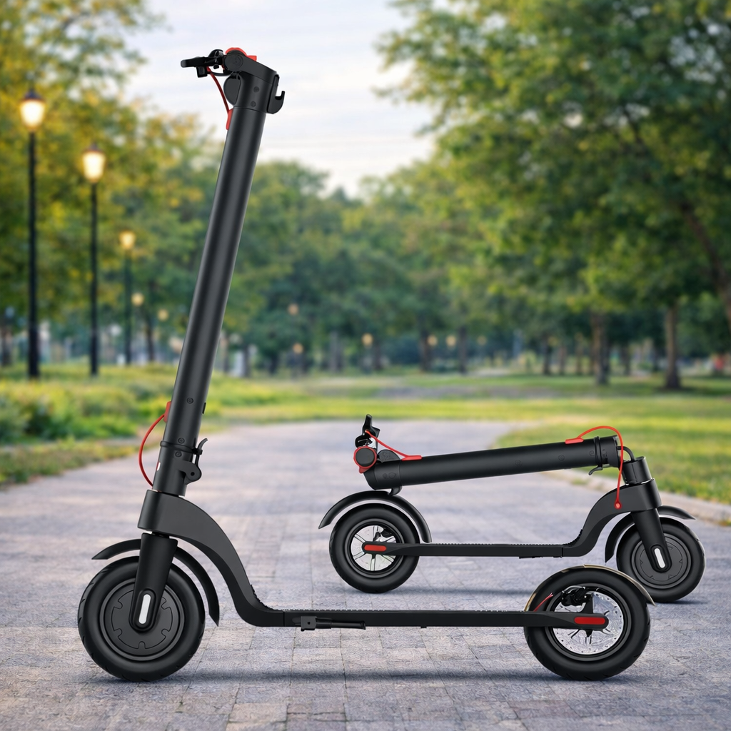 X7-350w 10 Inch Tire 2 Wheel Fast Foldable Adults Mobility Electric Scooters