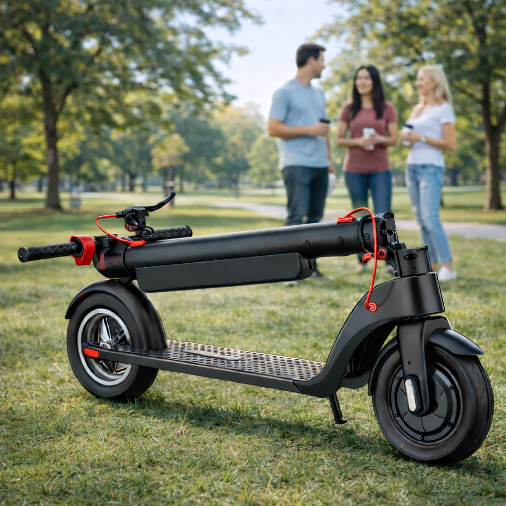 X8-350w Removable Lithium Battery Folding Electric Scooter For Adult Raycool