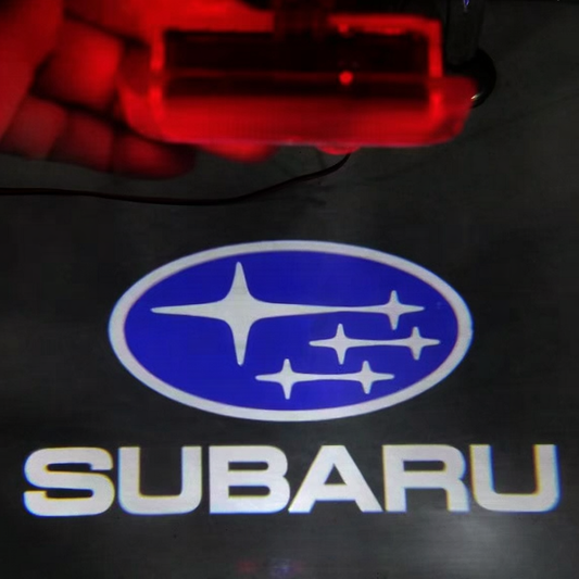 2x Logo Ghost Shadow Projector Courtesy Laser LED Light for Subaru