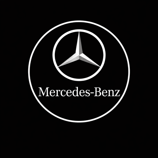 2x Logo Ghost Shadow Projector Courtesy Laser LED Light for Benz
