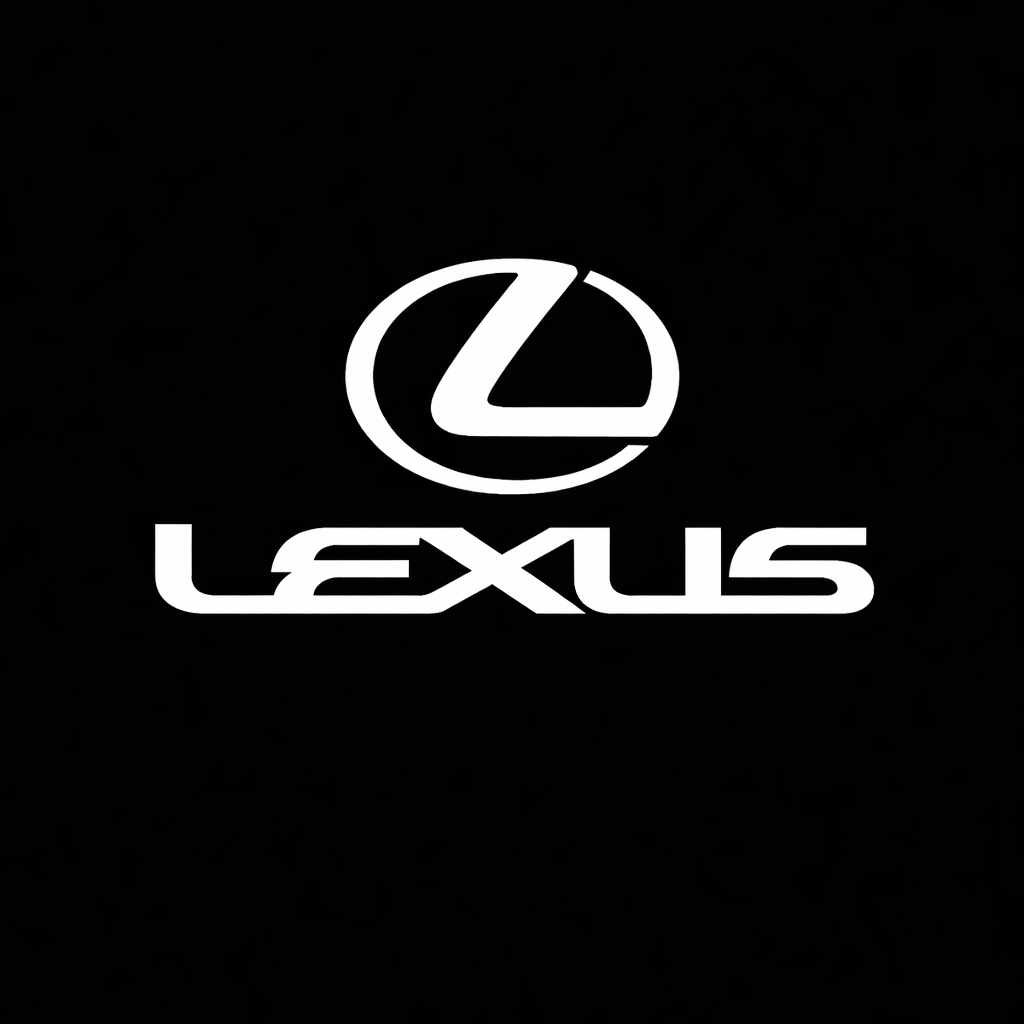 2x Logo Ghost Shadow Projector Courtesy Laser LED Light for LEXUS