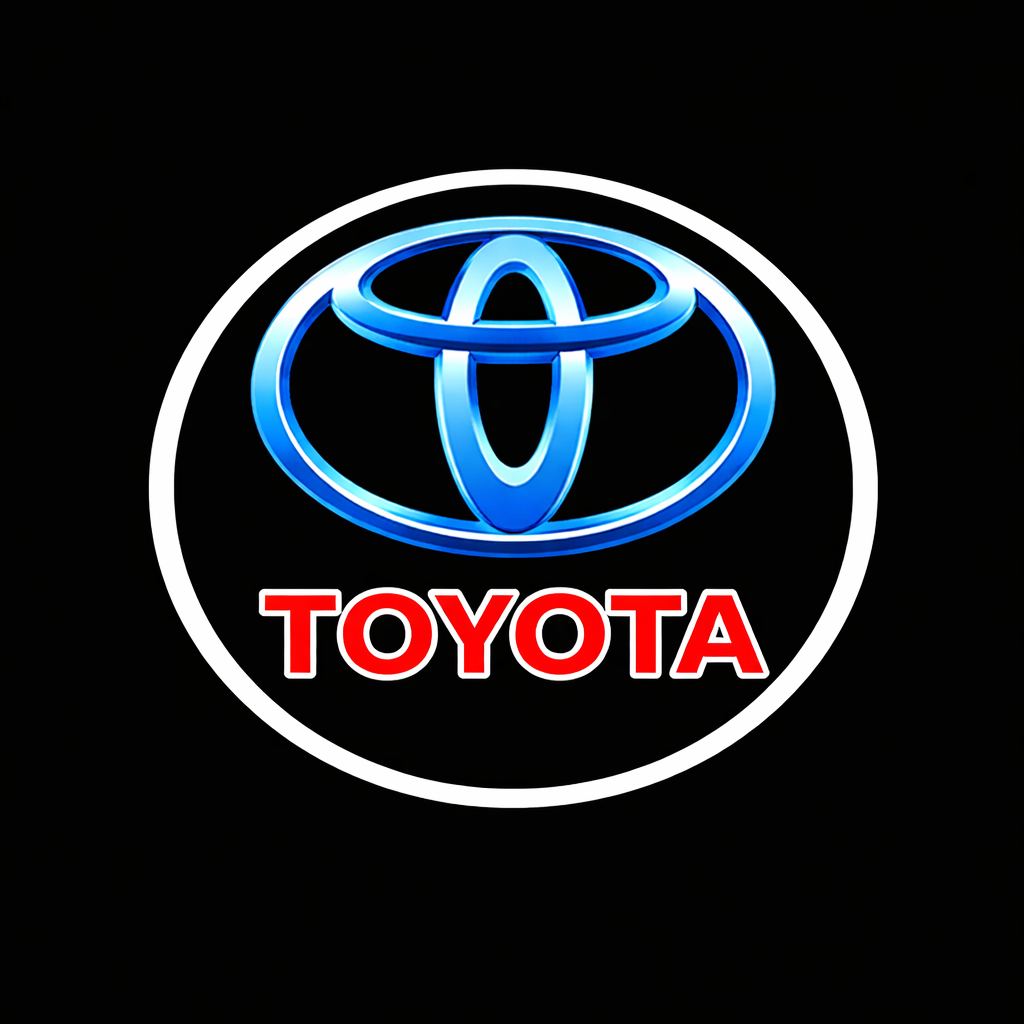 2x Logo Ghost Shadow Projector Courtesy Laser LED Light for Toyota