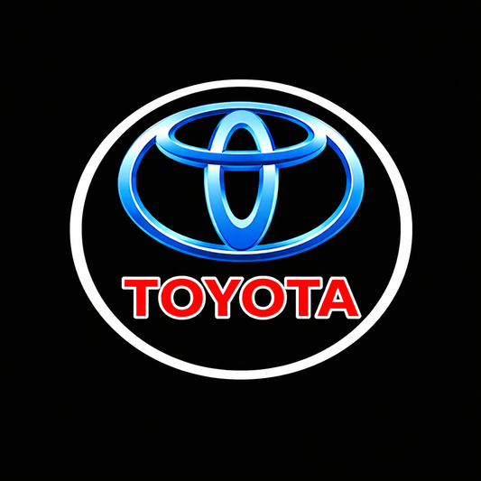 2x Logo Ghost Shadow Projector Courtesy Laser LED Light for Toyota