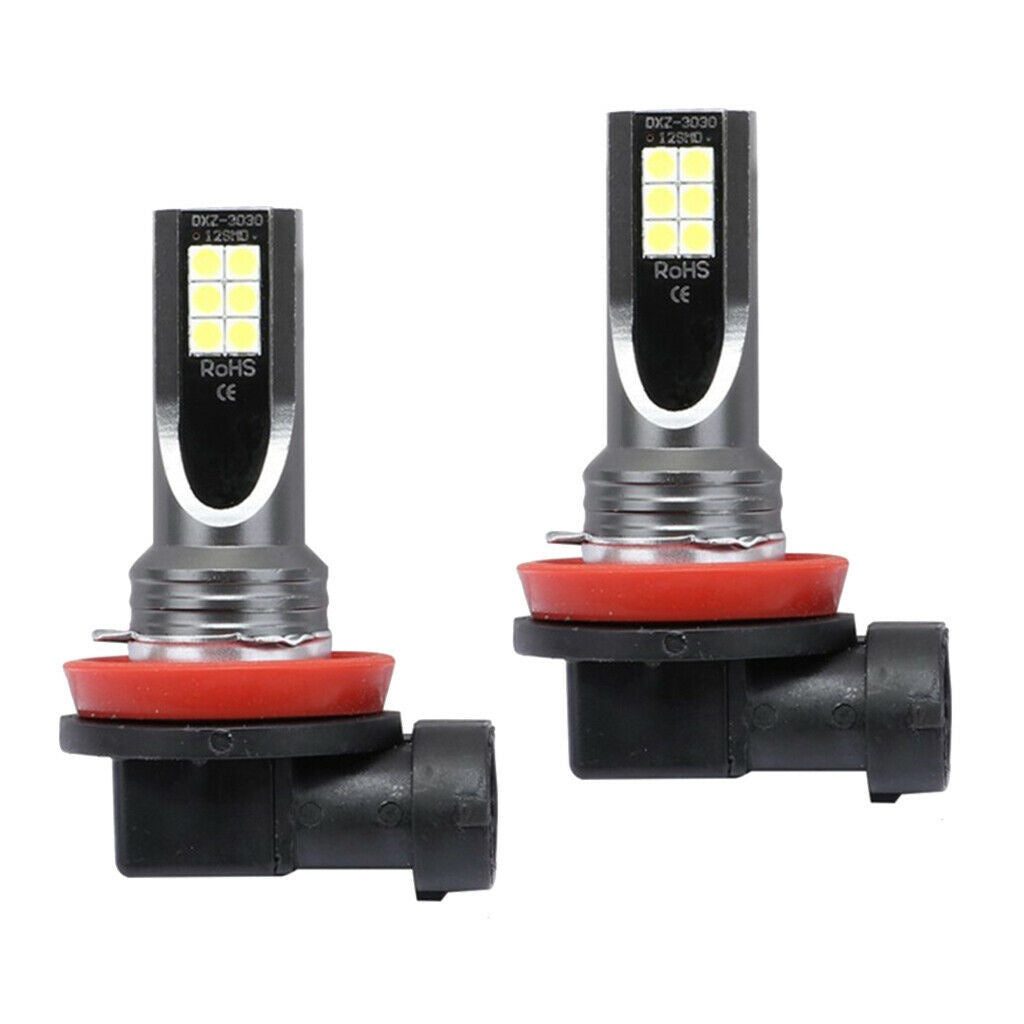 2PCS 12V 1400 Lumens Car H11/H8/H9 LED Fog Light -3000K Yellow
