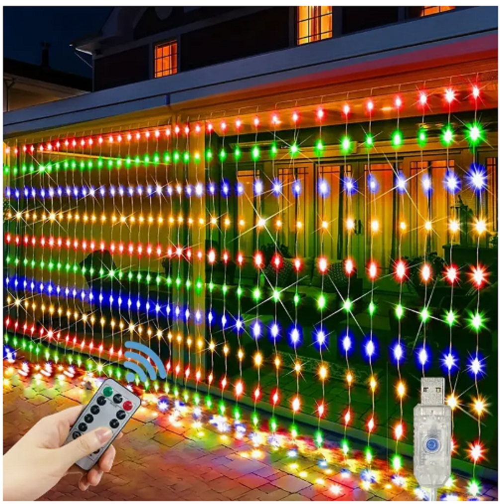 LED String Light Bluetooth WiFi  Christmas Birthday Party Garland Decor Fairy Light Curtain Light
