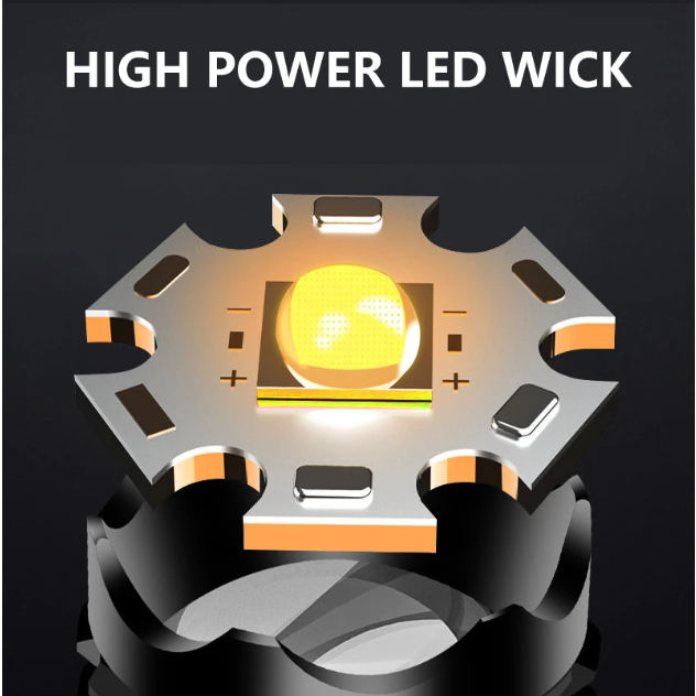 Wolf Tooth Lamp Glare Flashlight Self Defense Waterproof For Emergency Anti Riot Equipment Rechargeable