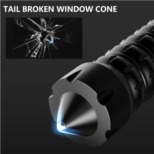 Wolf Tooth Lamp Glare Flashlight Self Defense Waterproof For Emergency Anti Riot Equipment Rechargeable