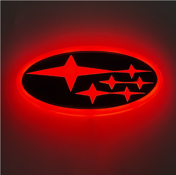 New 5d Led Car Decal Tail Logo Light Badge Lamp Emblem Sticker