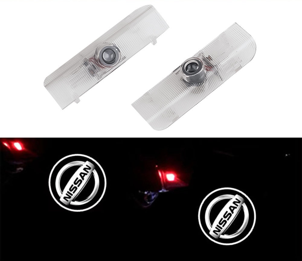 2x Logo Ghost Shadow Projector Courtesy Laser LED Light for NISSAN