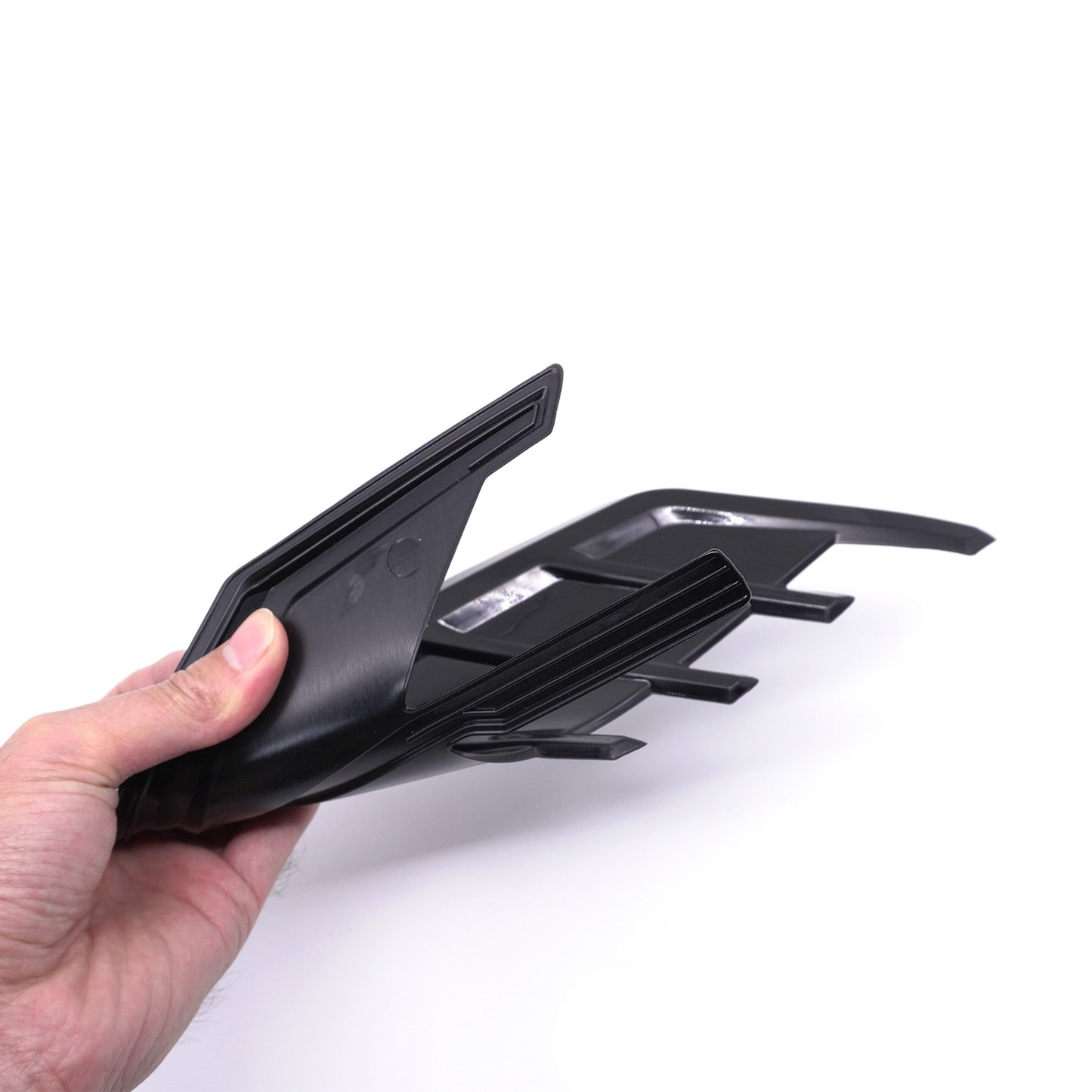 3D Car Side Vent Stickers -18.5cm Shark Gill Fake Air Intake Decals for Fender & Hood Exterior Modification
