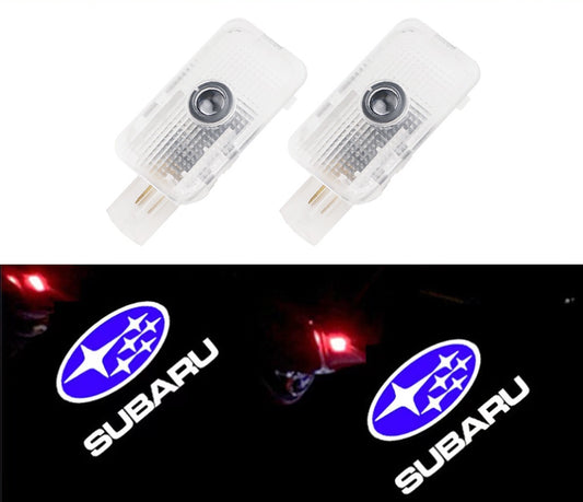 2x Logo Ghost Shadow Projector Courtesy Laser LED Light for Subaru