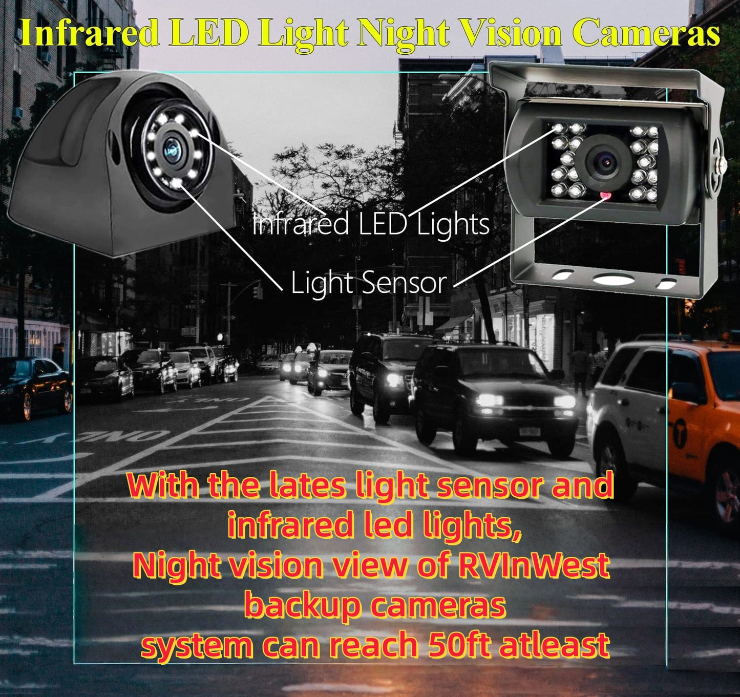 10.36" 4K HD Vehicle Monitor System for Car, RV, Bus & Truck